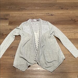 Miss Me Light Gray Women's Cardigan